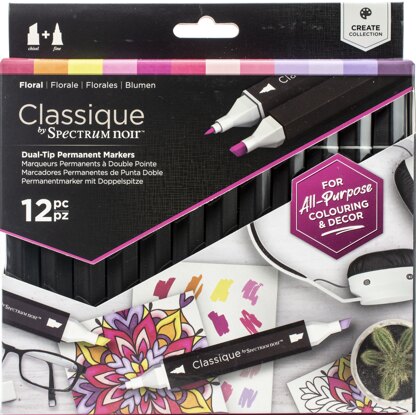 Spectrum Noir Classique 12 Pens - Floral