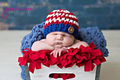 Patriotic "Stars & Stripes" Beanie