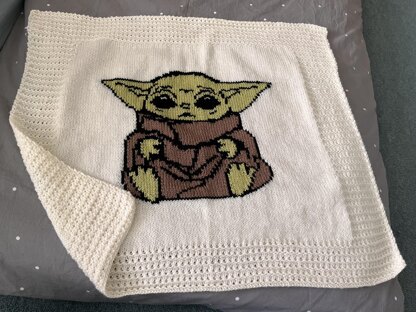 Baby Yoda Baby Blanket