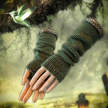 Basic Long Fingerless Gloves