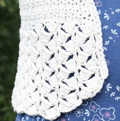 Side Saddle Waistcoat PDF Crochet Pattern.
