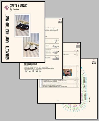 DIY Baby Shoes Sneakers Booties "Nike Air Max"