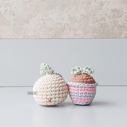 Nugget the Chubby Potato with Seedling Plant Crochet Pattern