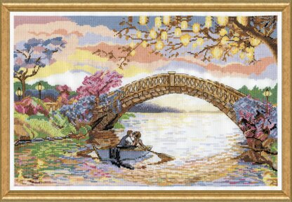 Design Works Forever Kiss Counted Cross Stitch Kit - 46 x 30.5cm
