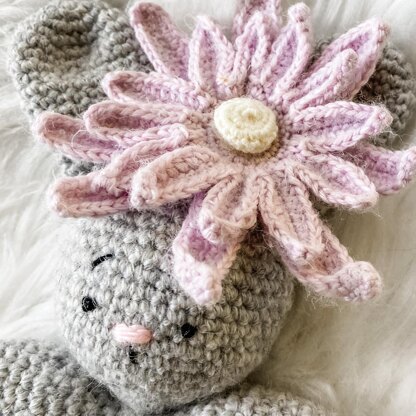 September Birth Flower Bunny