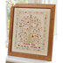 Historical Sampler Company Tree A-Z Birth Sampler, Girl Cross Stitch Kit - 28cm x 34cm