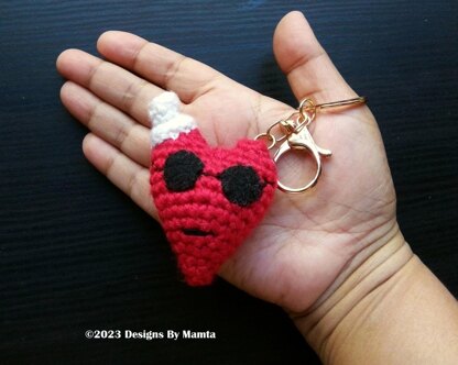 Mr Heart Keychain | Crochet Pattern For Valentine's Day