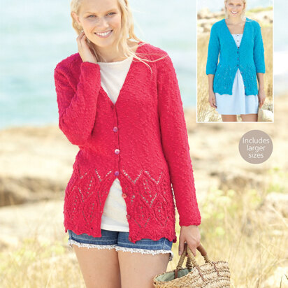 Cardigans in Sirdar Beachcomber DK - 7278 - Downloadable PDF