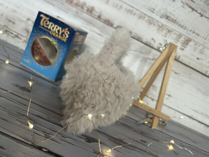 Fur Handbag Chocolate Orange Cover Knitting Pattern