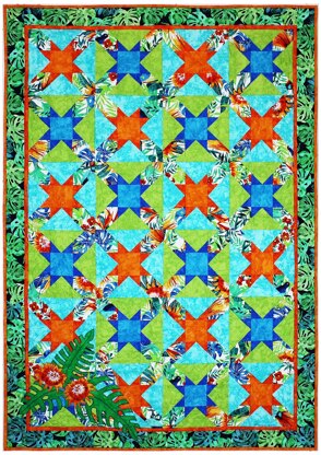 Michael Miller Fabrics Garden Isle Quilt - Downloadable PDF