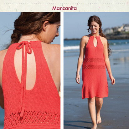 Manzanita Dress in Classic Elite Yarns Cotton Bam Boo - Downloadable PDF