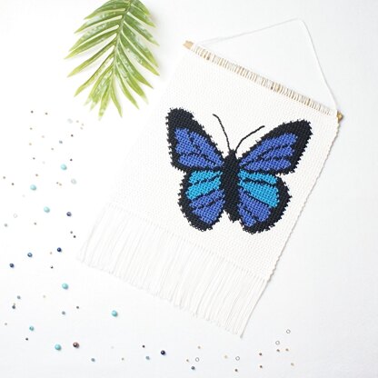 Blue Wings Wall Hanging