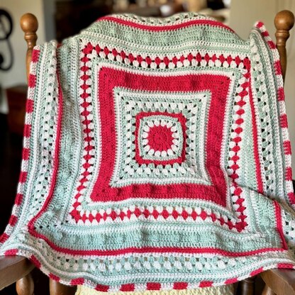 Christmas Bauble Baby Blanket