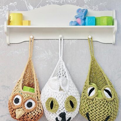 Owl, Pussy Cat & Frog Baskets