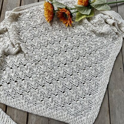 Ever After Rose Shawl