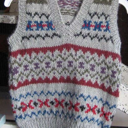 Fairisle Vests in DK