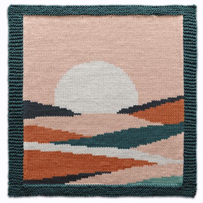 Landscape Knitting Pattern Bundle 4 Squares