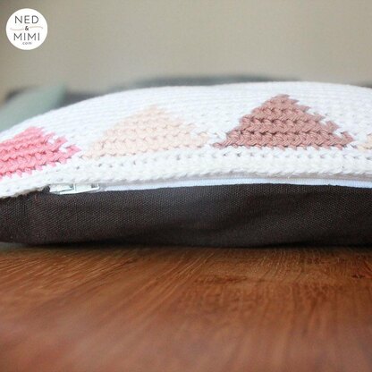 Tapestry Triangles Pillow