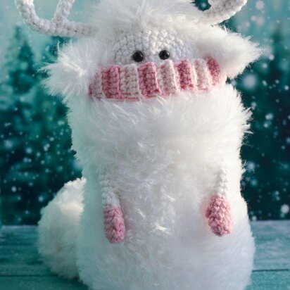 Yeti plush crochet toy pattern