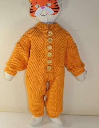 Baby Aran Moss Stitch Onesie