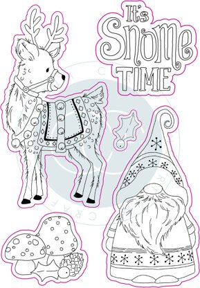 Craft Consortium A5 Clear Stamps - It's Snome Time