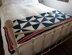 Nautical Pinwheel Patchwork Afghan Throw