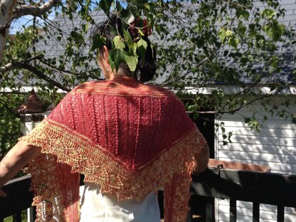 Summer breeze shawl