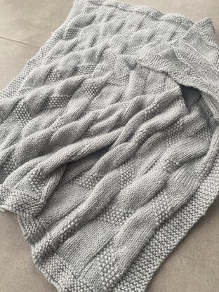 Moss Landing Blanket Knitting Pattern - Studio Knit