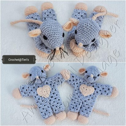 Love Rat Granny Hexagon Lovey