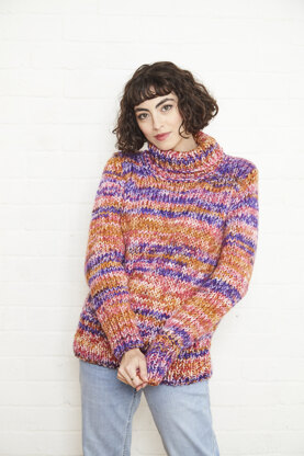 Sweaters in King Cole Big Value Super Chunky Tints - 5836 - Leaflet