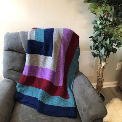 Swirl Blanket - knitting pattern