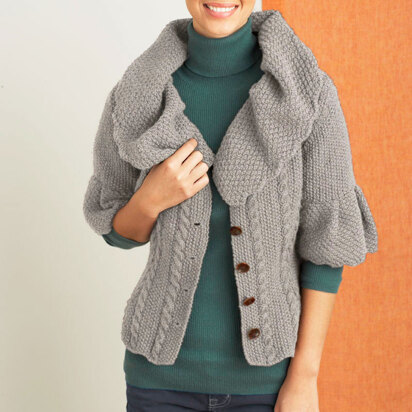 Middlemarch Cardigan in Lion Brand Wool-Ease - 90202AD