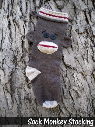 Sock Monkey Christmas Stocking