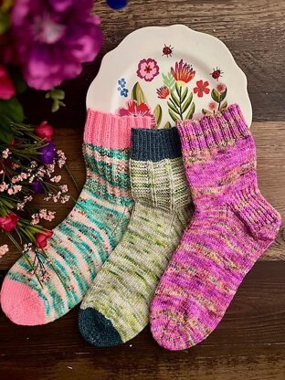 FlowerPot Sock Set