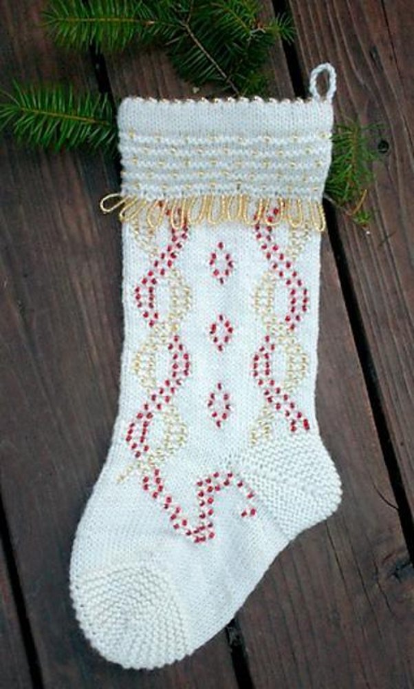 Beaded christmas deals stocking patterns