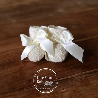 Baby Booties Garter st.