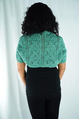 Del Rio Shrug in Cascade Yarns Noble Cotton - DK667 - Downloadable PDF