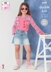Cardigan and Top Knitted in King Cole Jamboree DK - P6348