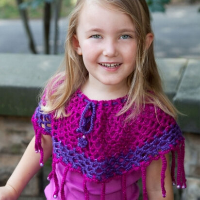Party Ponchette in Caron Simply Soft Party - Downloadable PDF