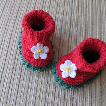 Strawberry Booties