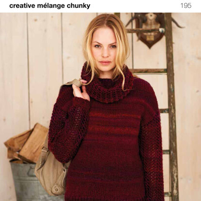 Sweaters in Rico Creative Melange Chunky - 195