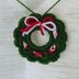 Mini Christmas wreath ornament