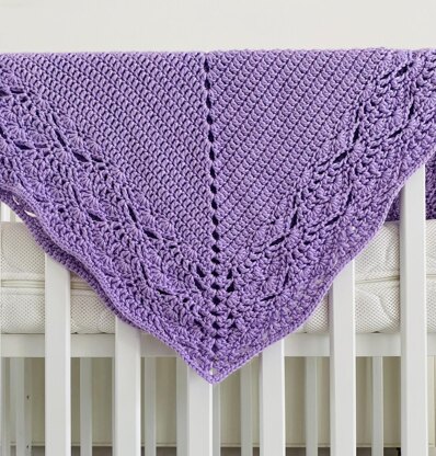 Lacy Edged Baby Blanket