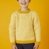 " Zig Zag Fairisle Sweater " - Free Sweater Knitting Pattern For Boys and Men in Paintbox Yarns Wool Mix Aran by Paintbox Yarns