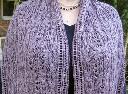 Asahi Cable Lace Shawl