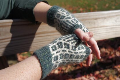 Box and Beam Wrist Warmers