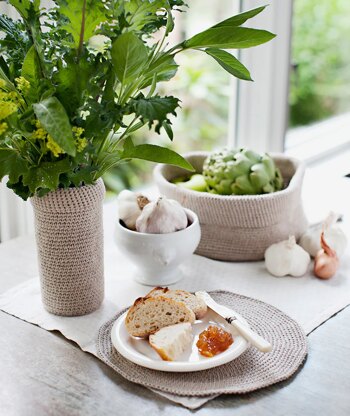 Churchmouse Studio Crocheted Baskets in Rowan Handknit Cotton/allhemp 6 PDF