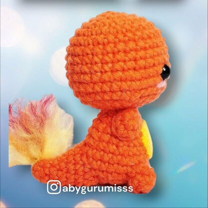 Charmander pokemon plush amigurumi