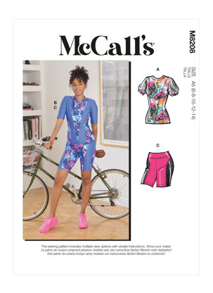 McCall's Misses' Tops & Shorts M8208 - Sewing Pattern