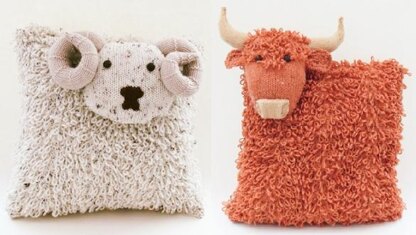 Heilan Coo & Shetland Sheep Cushions